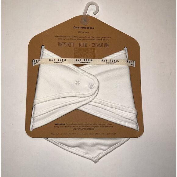 Rae DUNN 3Pk Bandana Bibs Christmas NWT - Picture 5 of 7